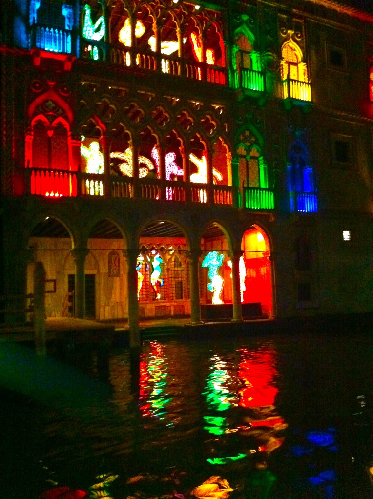 Arriving Venice at night